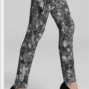 Paige printed skinny jeans (black and white), size 24